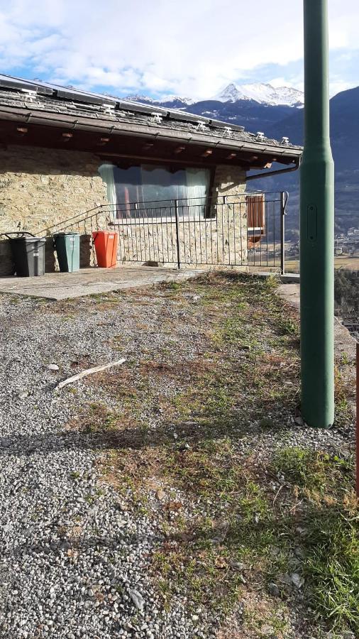 Ferienwohnung Casa Panoramica Aosta Exterior foto