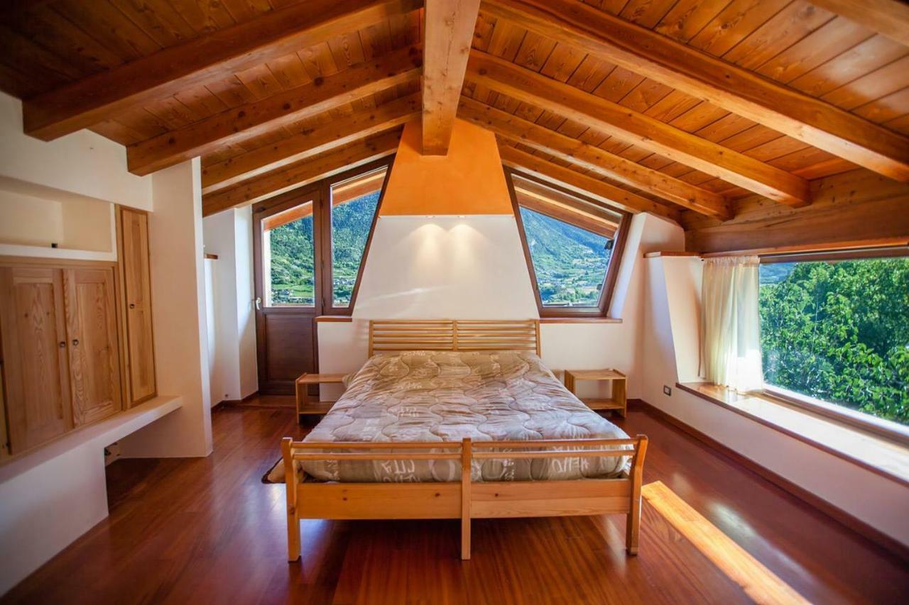 Ferienwohnung Casa Panoramica Aosta Exterior foto