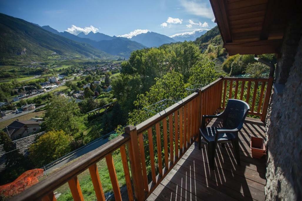 Ferienwohnung Casa Panoramica Aosta Exterior foto